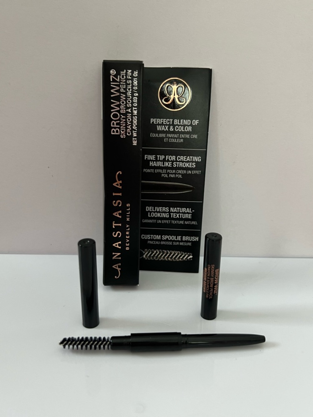 Anastasia Beverly Hills Brow Wiz Skinny Brow Pencil - Medium Brown, Travel size